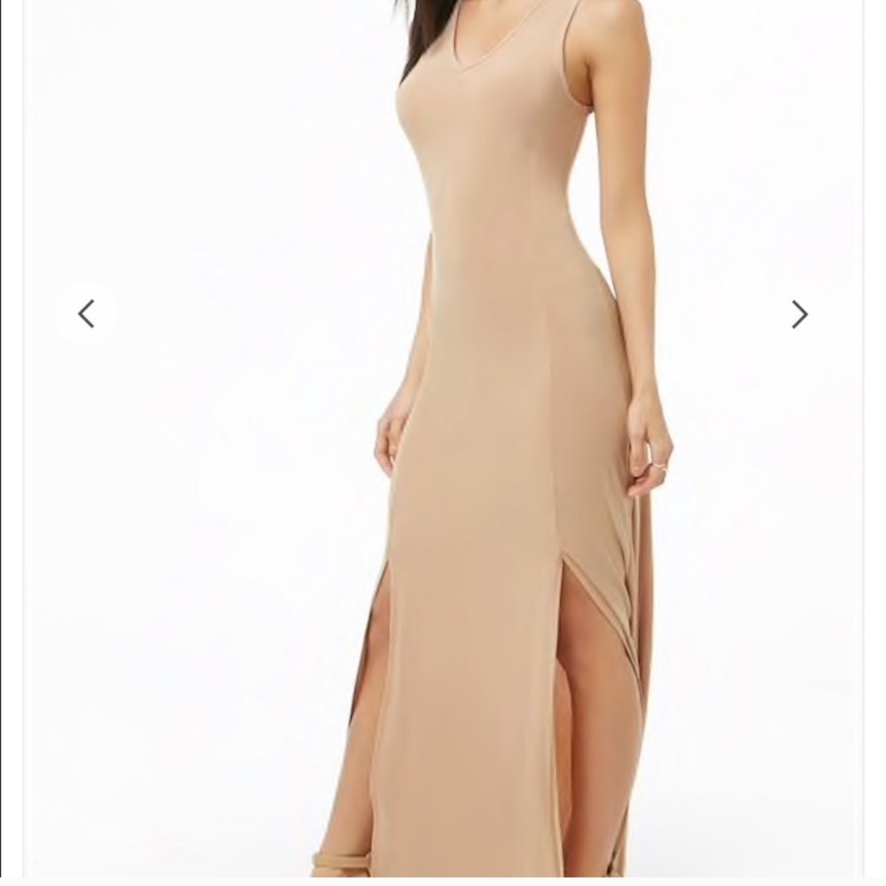 M-Slit Maxi Dress Long